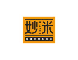 日本料理妙米自选快餐中山餐饮商标设计_长沙餐饮品牌推广_澳门主题餐厅设计